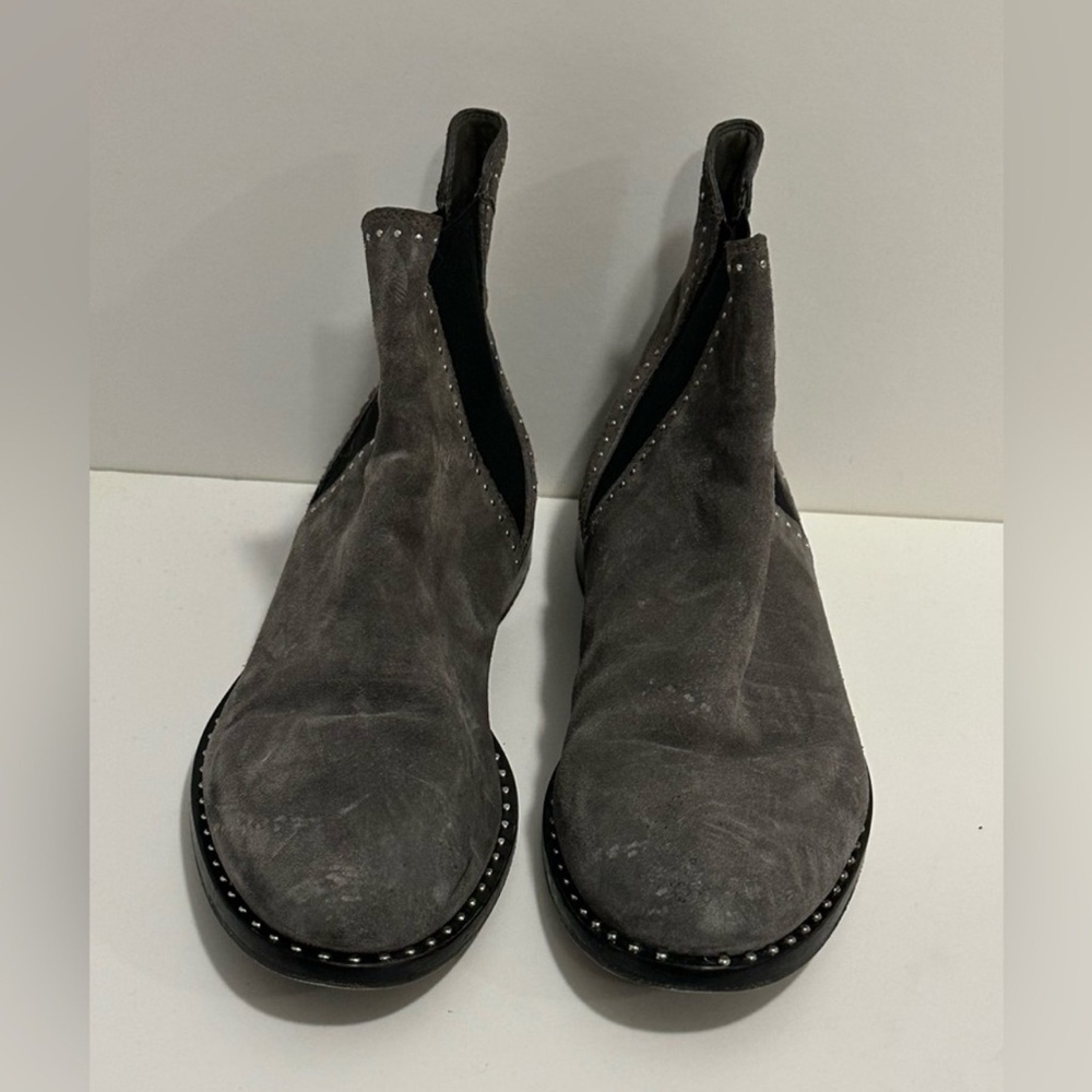 jimmy choo grey suede chelsea boot
